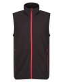 Heren Fleece Bodywarmer Regatta TRF695 zwart-classic red